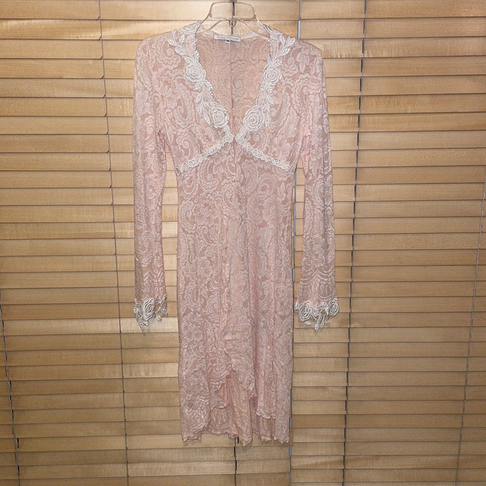 Claire Pettibone Peach Pink Robe